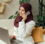 Woman-phone